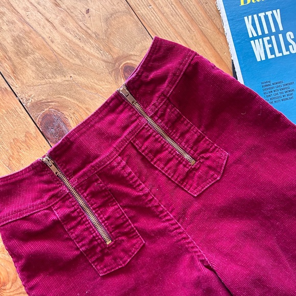 Vintage Wrangler Double Zip Corduroy Flare Pants - Picture 8 of 11
